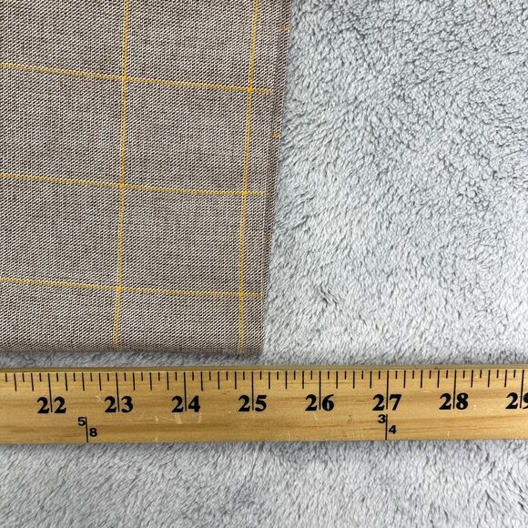 Express Cropped Suit Pant Mens 36x30 Brown Pleated Front Formal Business Wear - Picture 12 of 15